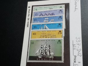 Bermuda Scott #337-42 Mint Never Hinged