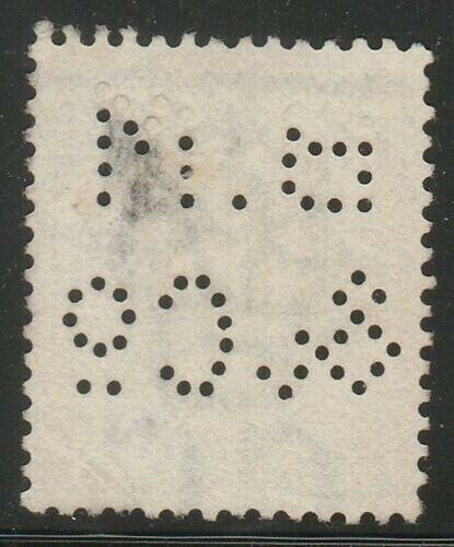 Malaya Straits Settlements 1868 QV 2c used PERFIN wmk CrownCC SG#11 M1438