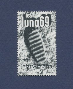 MEXICO - Scott C353    - MNH - Man on the Moon - 1969