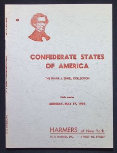 Harmer of NY Sale 2339 - Confederate States of America The Frank J. Engel (1976)