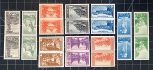 US Stamps-SC# 756 - 765 - Natl Parks - NGAI - Line Pairs - SCV = $38.65