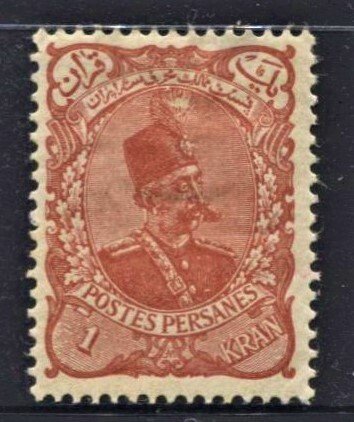 STAMP STATION PERTH Iran #145 Mozaffar - eddin Shah Qajar - MH Unchecked