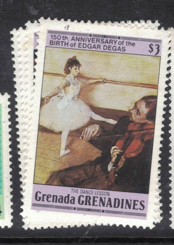 Grenada Grenadines Art Degas SC 611-4 MNH (6fdg) 