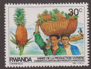 Rwanda 1214 Pineapple Harvest 1985