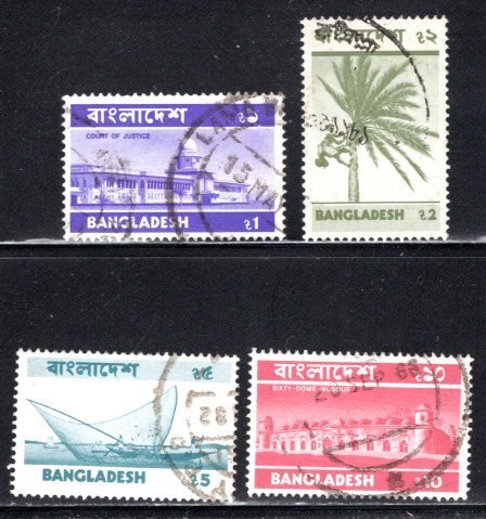 Bangladesh  #103-106  VF  Used, CV  $9.50 .....  0470025