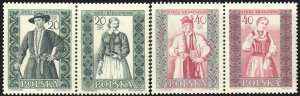 Poland #886-905  MNH - Regional Costumes (1959-60)