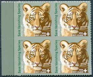 USA B4 Tiger MNH   Block of  four
