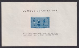 Costa Rica C289 Soccer Souvenir Sheet MNH VF