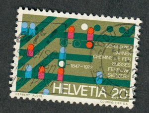 Switzerland #541 used single