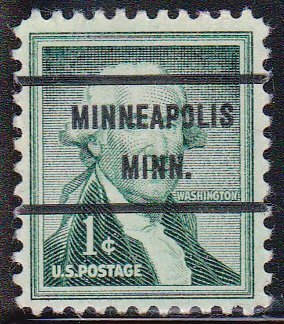 Precancel - Minneapolis, MN PSS 1031-71 - Bureau Issue