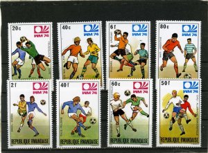 Rwanda MNH Set World Cup Soccer Munich 1974