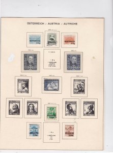 austria winter relief fund stamps  ref 10647