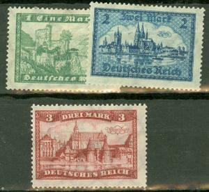 Germany 337-9 mint CV $49.50