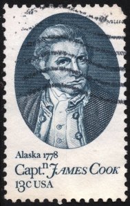 SC#1732 13¢ Captain Cook Single (1978) Used