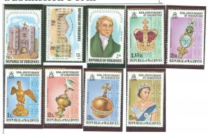 Maldive Islands #729-731/743-748 Mint (NH) Single (Complete Set)