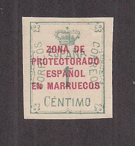 SPANISH MOROCCO SC# 77  VF/MOG