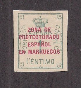 SPANISH MOROCCO SC# 77  VF/MOG