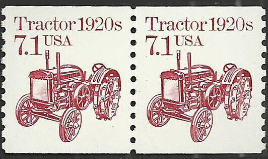 # 2127 MINT NEVER HINGED ( MNH ) TRACTOR XF+