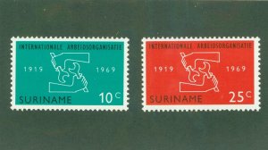 SURINAM 366-7 MH BIN $.60