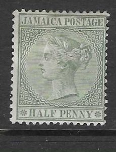 Jamaica #16  1/2p  Queen Victoria  (MH) CV $11.00