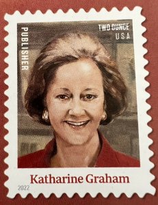 US Katharine Graham Two Ounce Single Stamp. MNH. 2022. Ships 6/14/22.