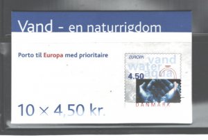 DENMARK 2001 EUROPE Bklt#1202 COMPLETE MNH