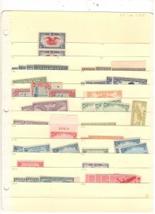 EARLY US AIRMAIL COLLECTION ALL MINT