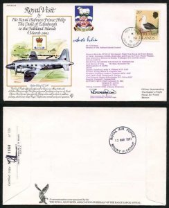 RV18c The Duke of Edinburgh to Falkland Islands Signed by Mr G. Roberts