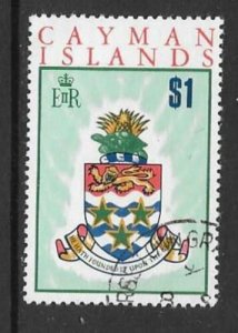 CAYMAN ISLANDS SG286 1970 $1 DECIMAL CURRENCY FINE USED 