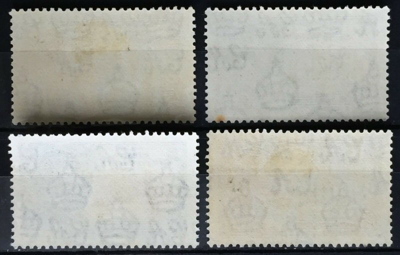 MALAYA Straits Settlements 1935 KGV Silver Jubilee Set of 4V MLH SG #256-9 M2386