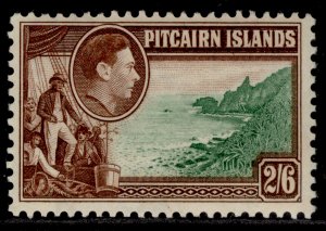 PITCAIRN ISLANDS GVI SG8, 2s 6d green & brown M MINT. Cat £17.