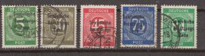 Germany - 1948 SBZ overprinted Numerals complete set (9502)