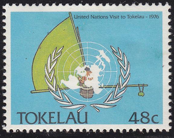 Tokelau Islands 154 UN Visiting the Island 1988