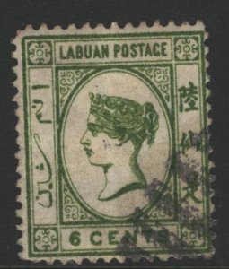 Labuan Sc#43 Used