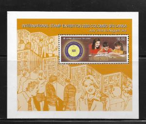 SRI LANKA, 1436A, MNH, SS, INTL. STAMP EXHIBITION 2003