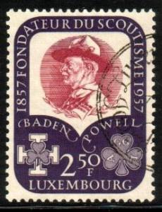  Lord Baden Powell, Scout Emblem, Luxembourg SC#325 used