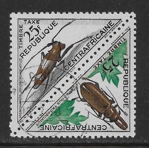 CENTRAL AFRICAN REPUBLIC SC# J12a FVF/CTO 1962