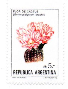 ARGENTINA 1526 MNH SCV $3.50 BIN $2.10 FLOWERS