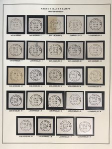 US Circular Date Stamp Collection (Odd/Boys/Girls/Double Town/Port/City/State)