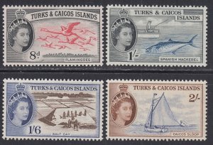 Turks & Caicos Islands #129-132 Mint