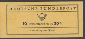Germany # 905a    1DM Complete Booklet  (1) Mint NH