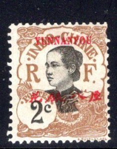 French Offices in China (Yunnan Fou) #35, mint hinged,