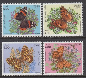 Algeria 945-948 Butterflies MNH VF