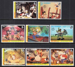 Gambia 1293-1300 Disney's MNH VF