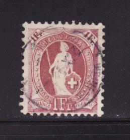 Switzerland 87 U Helvetia Standing (B)