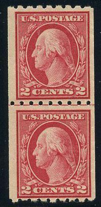 US Scott #411LP Mint, FVF, Lightly Hinged