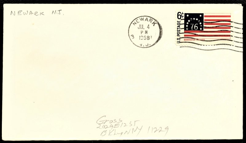 United States - COVER WITH SC #1348 - USED - 1968 - Item USA4014