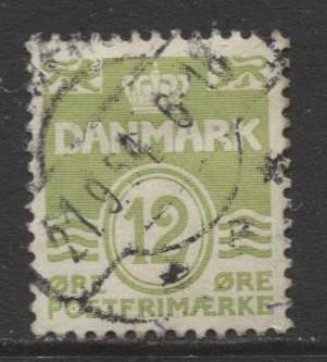 Denmark - Scott 333 - Definitive Issue -1952 - Used - Single 12o Stamp