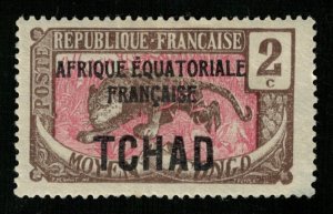 1922 Middle Congo Types Overprinted TCHAD 2c (ТS-1106)