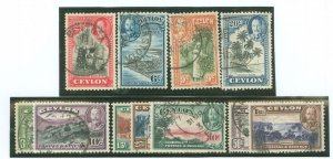 Ceylon #264-274 Used Single (Complete Set)